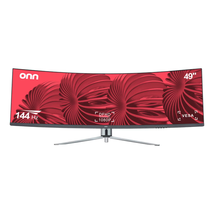 49" 3840 X 1080P Curved Dual FHD Gaming Monitor, Black