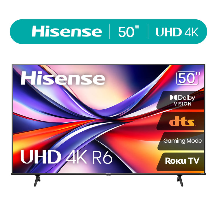 50" Class 4K UHD LED LCD Roku Smart TV HDR R6 Series 50R6E3